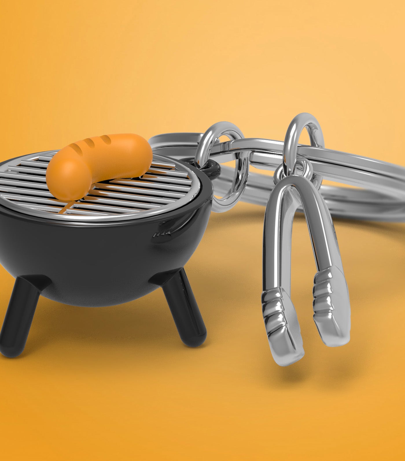 Barbecue Keyring