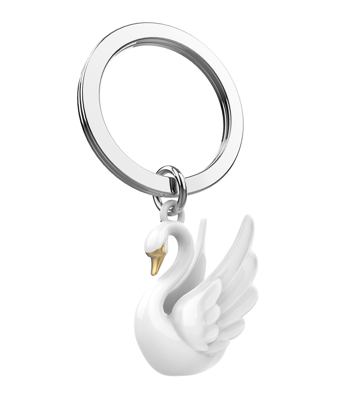 Swan Keyring