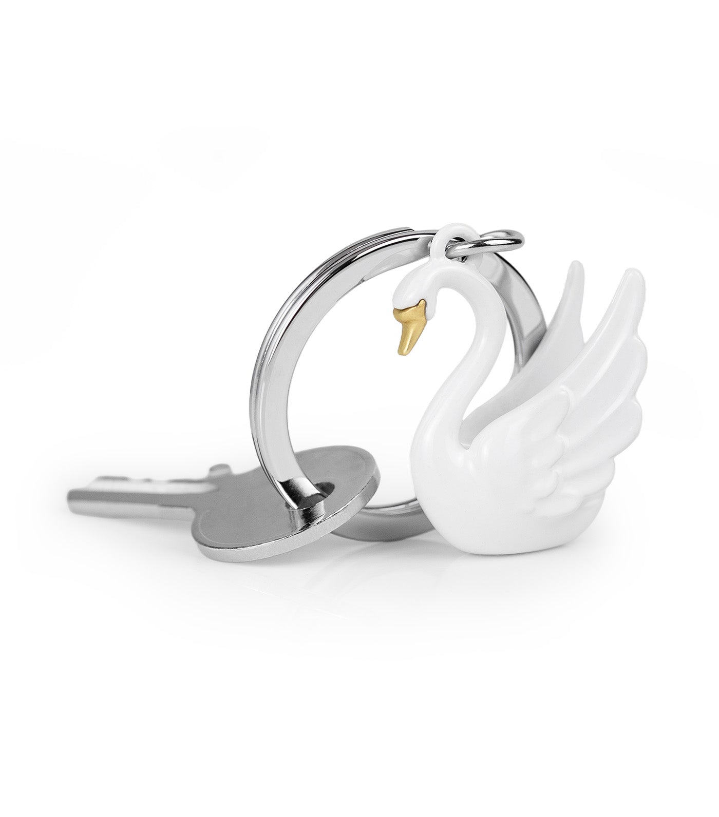 Swan Keyring
