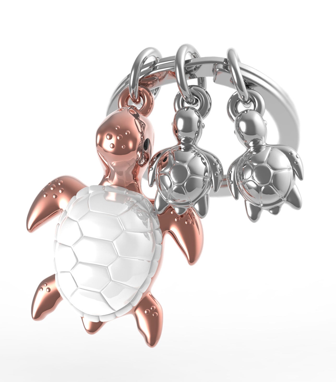 Turtle Family Key Ring