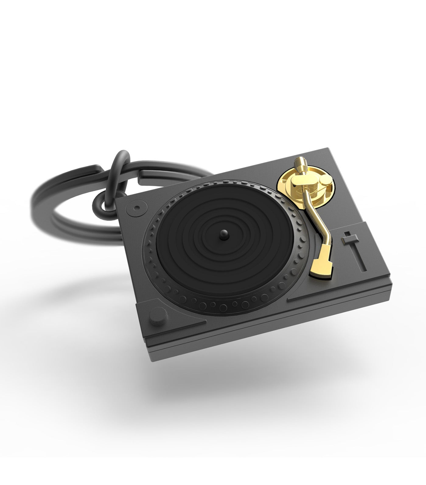 Record Player Keyring