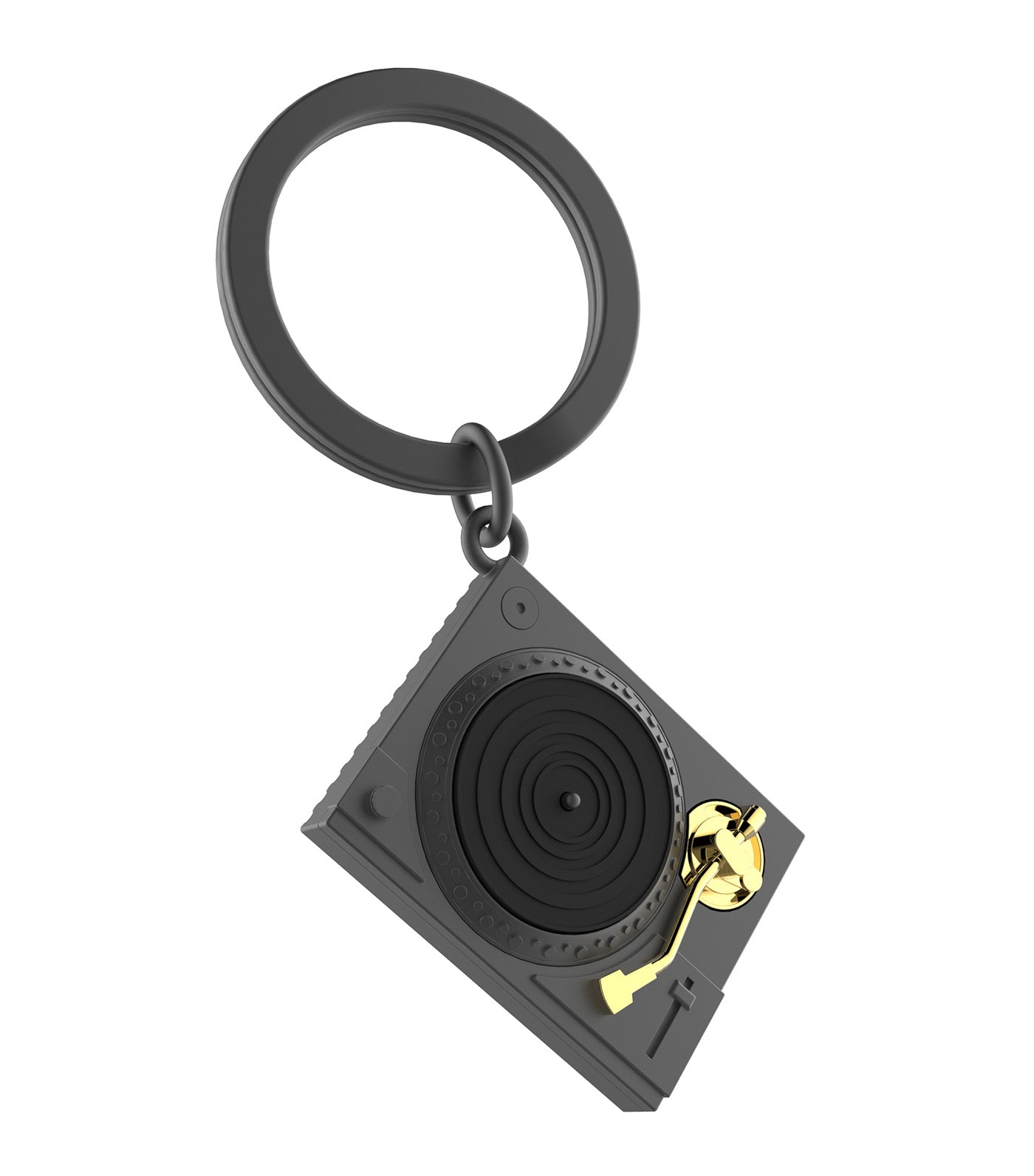 Record Player Keyring