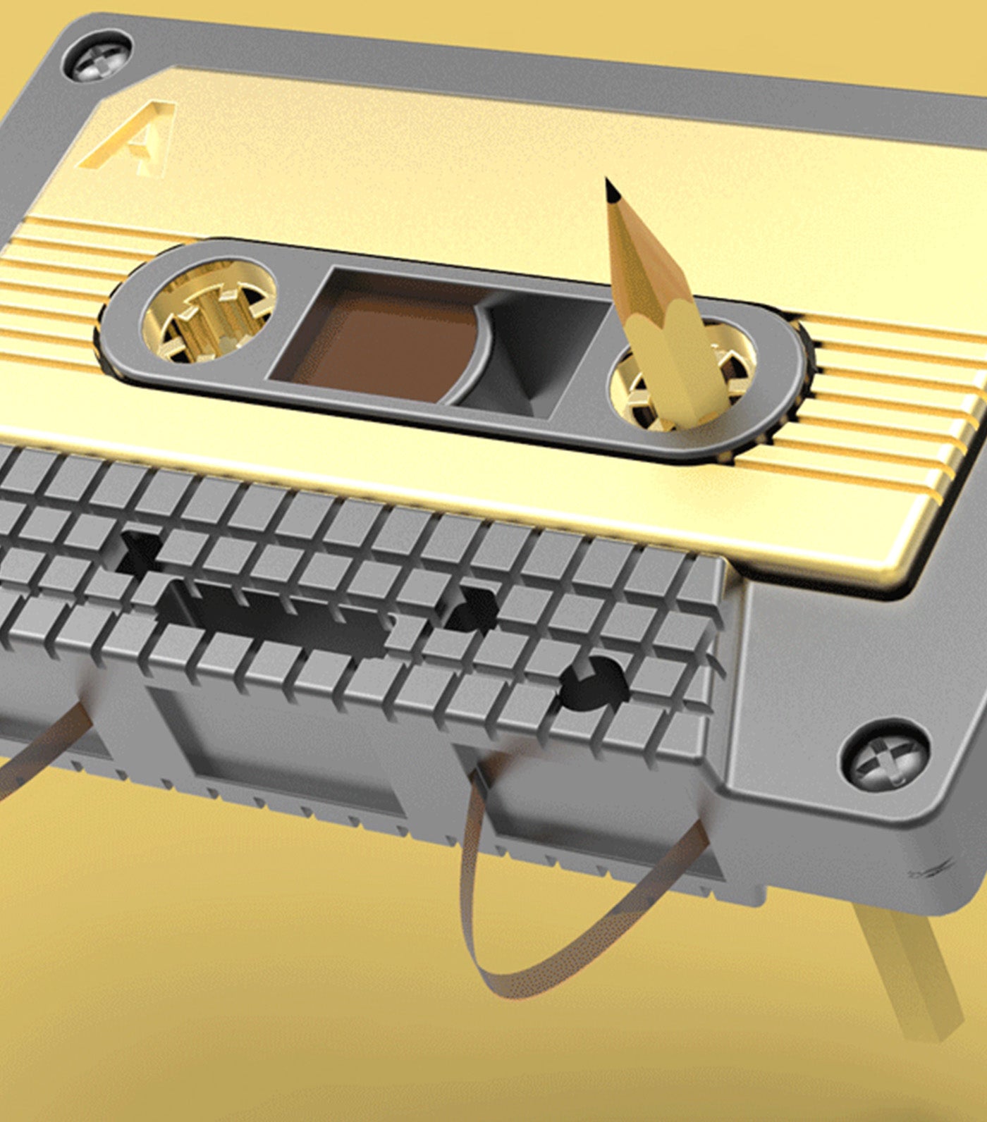 Cassette Keyring
