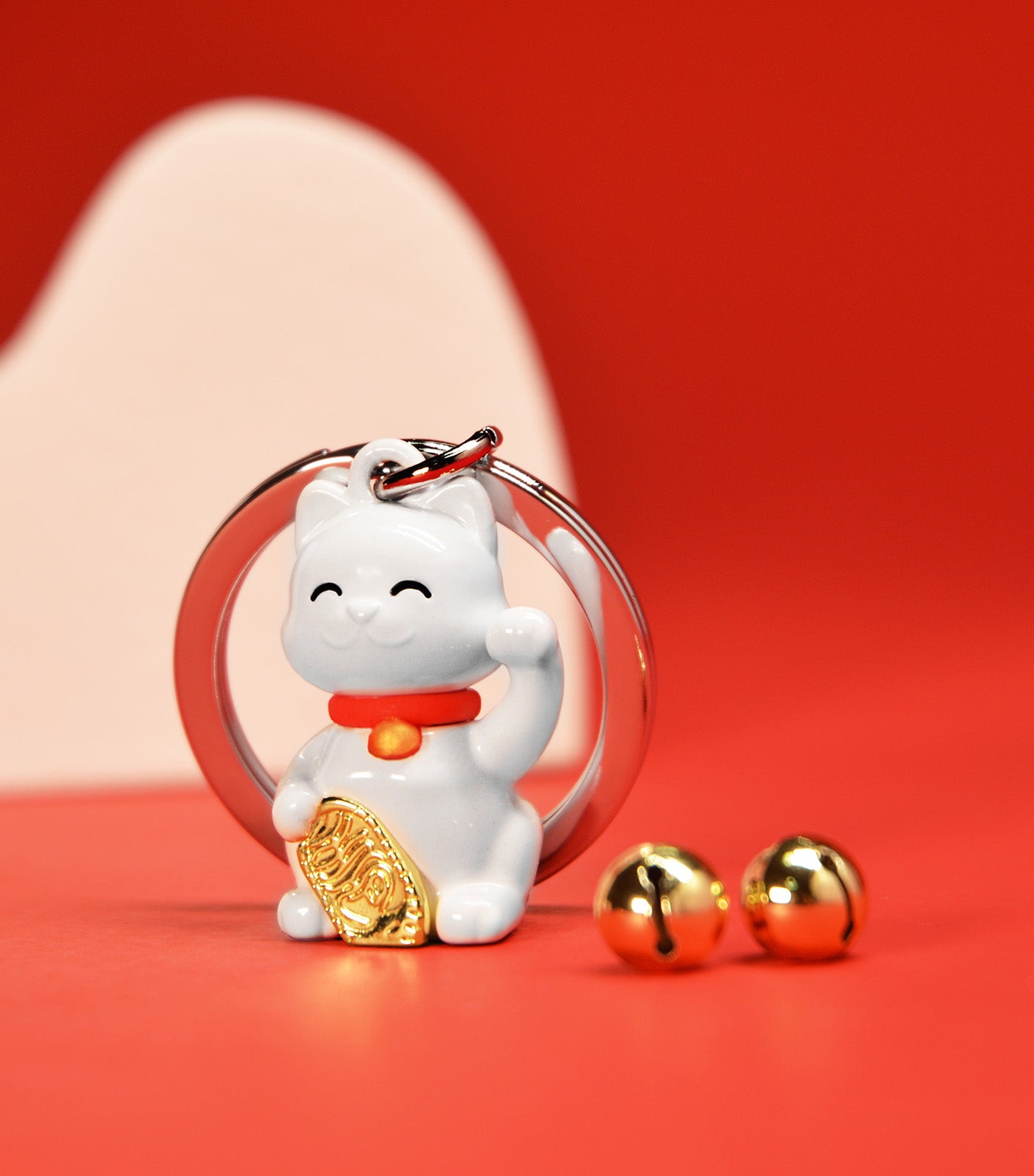 Neko Lucky Fortune Cat Keyring