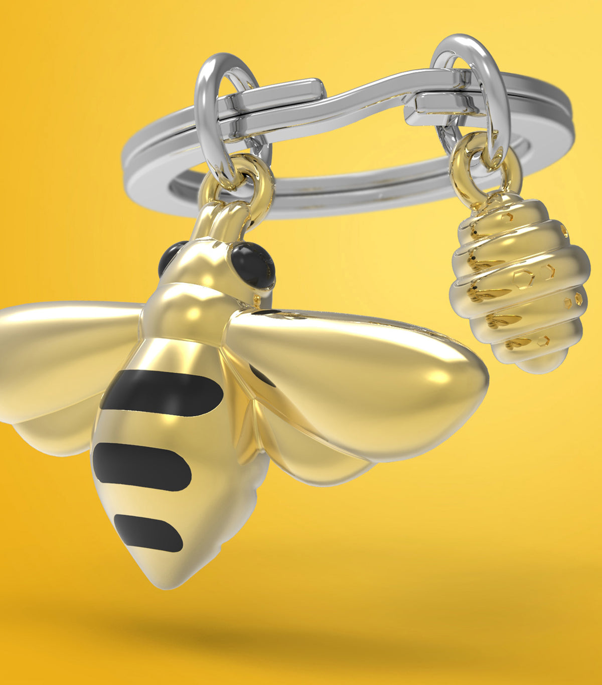 Honey Bee Keyring