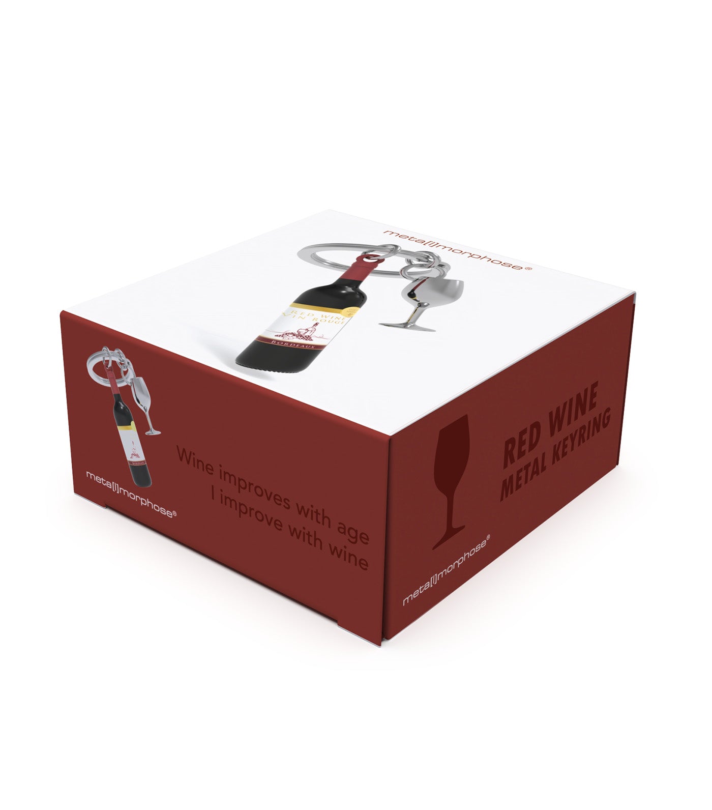 Red Wine Key Ring