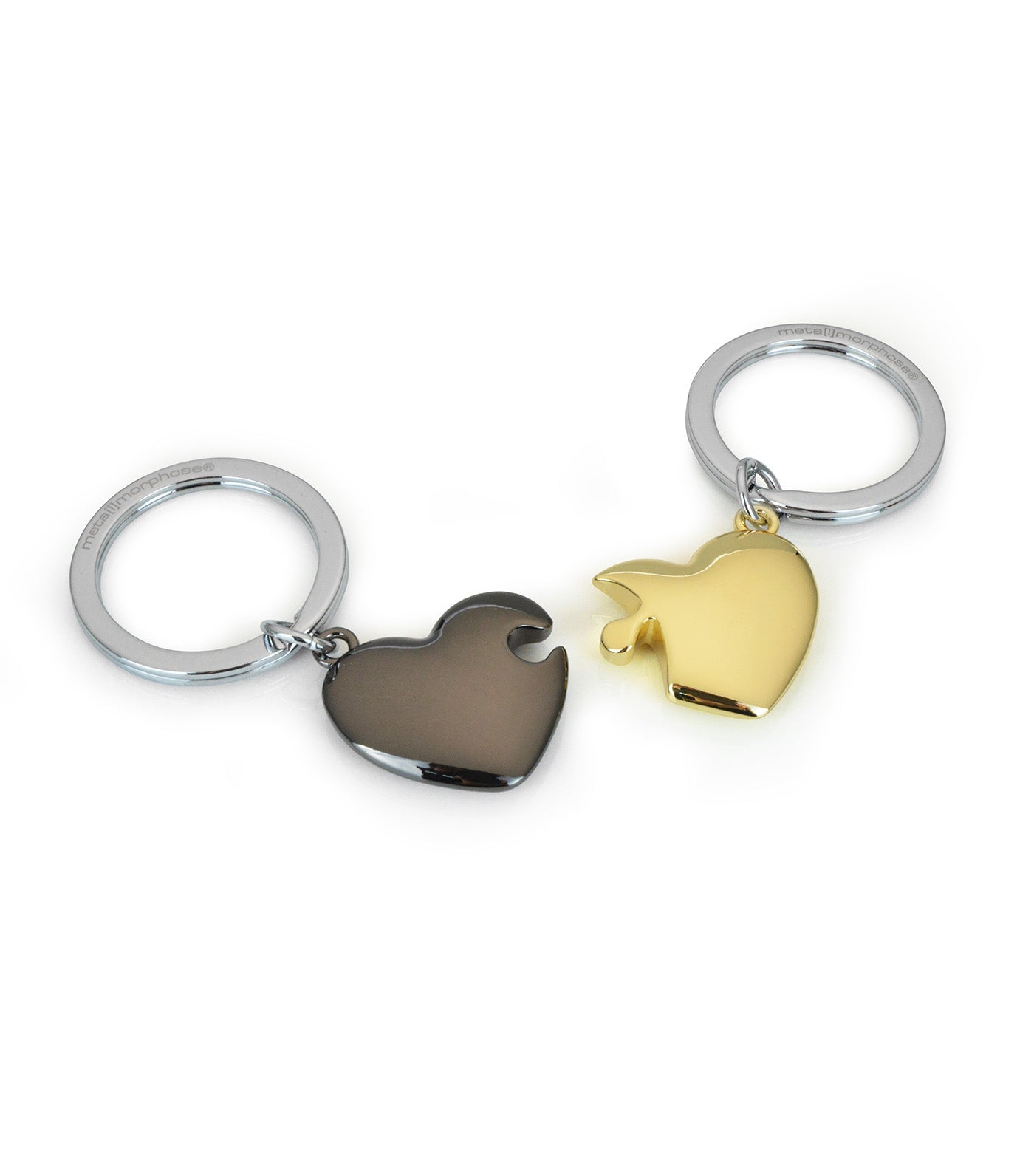 Hearts Puzzle You & I (Love) Keyring
