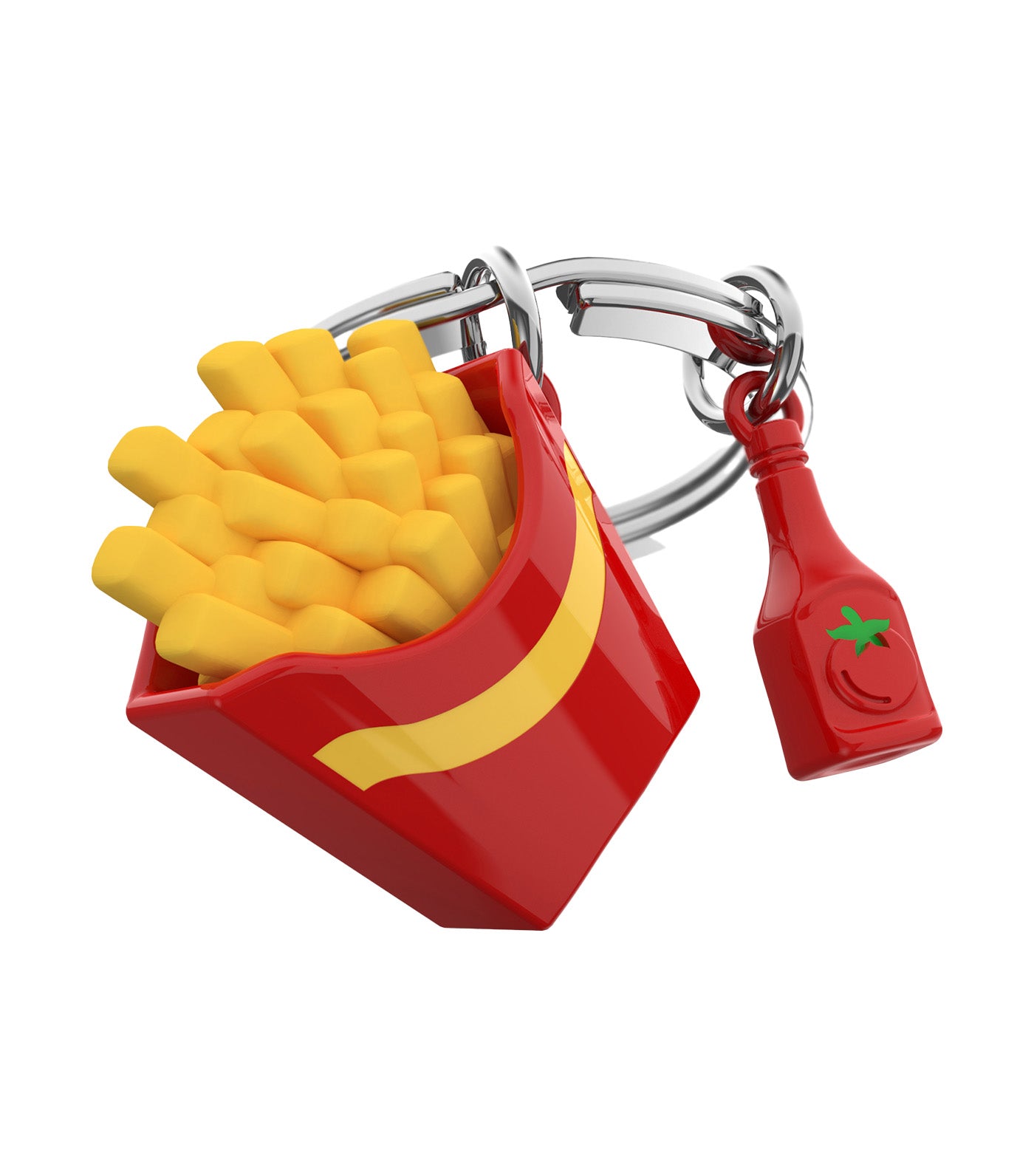 French Fries Keyring