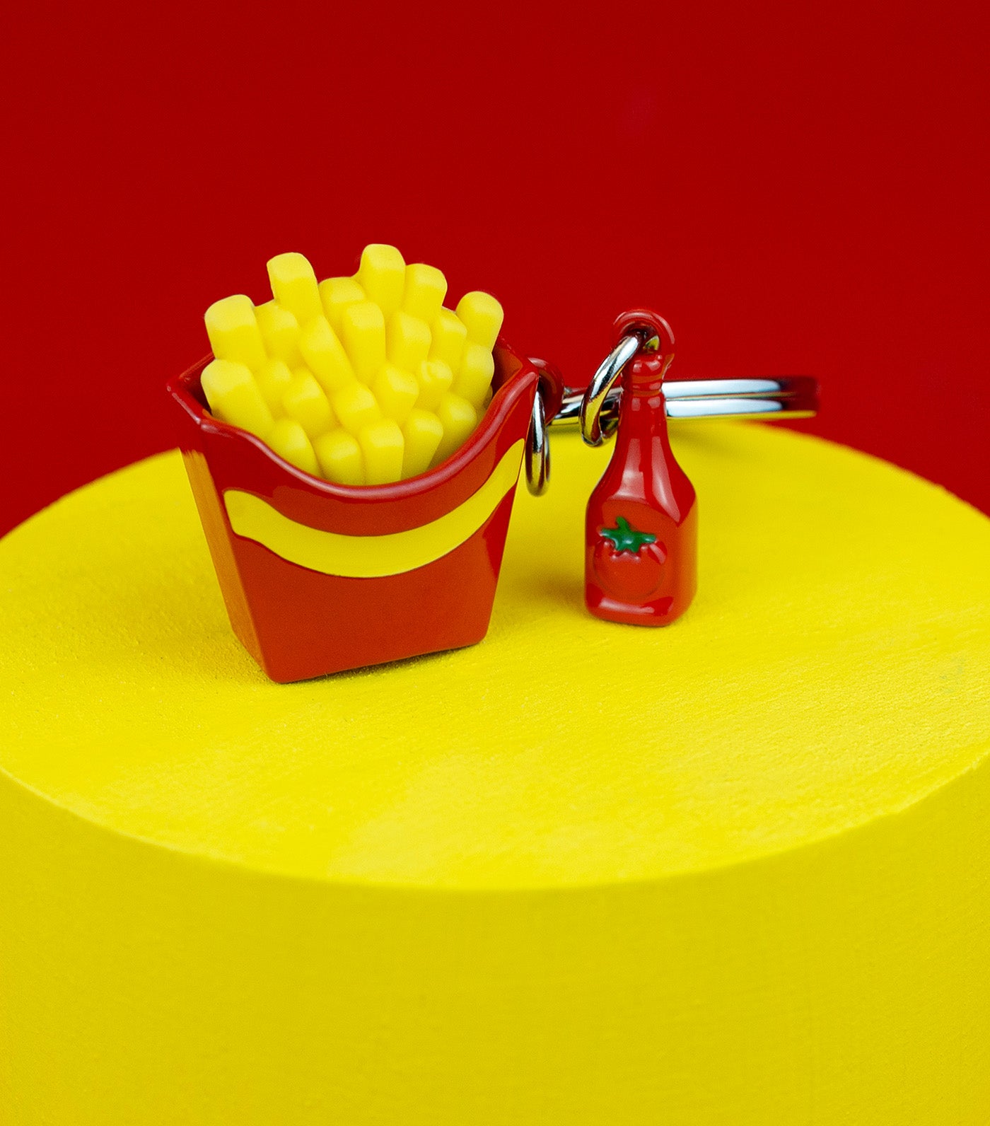 French Fries Keyring