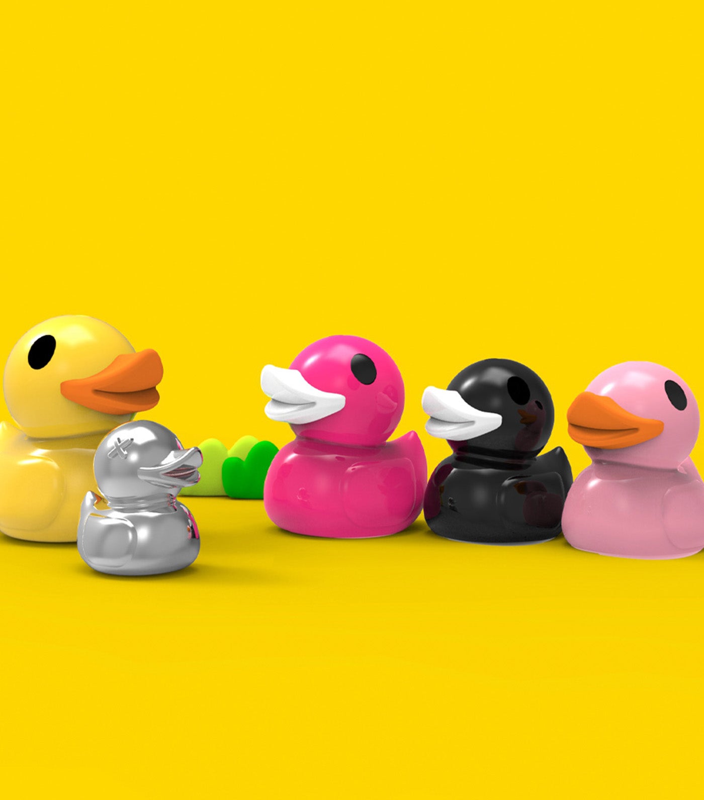 Duck Family Keyring