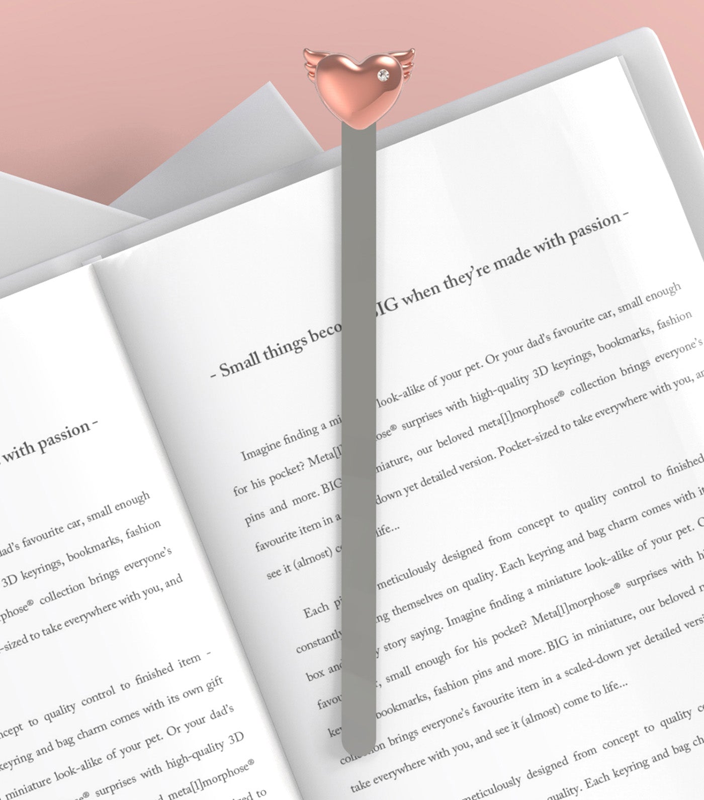 Wing Heart Bookmark