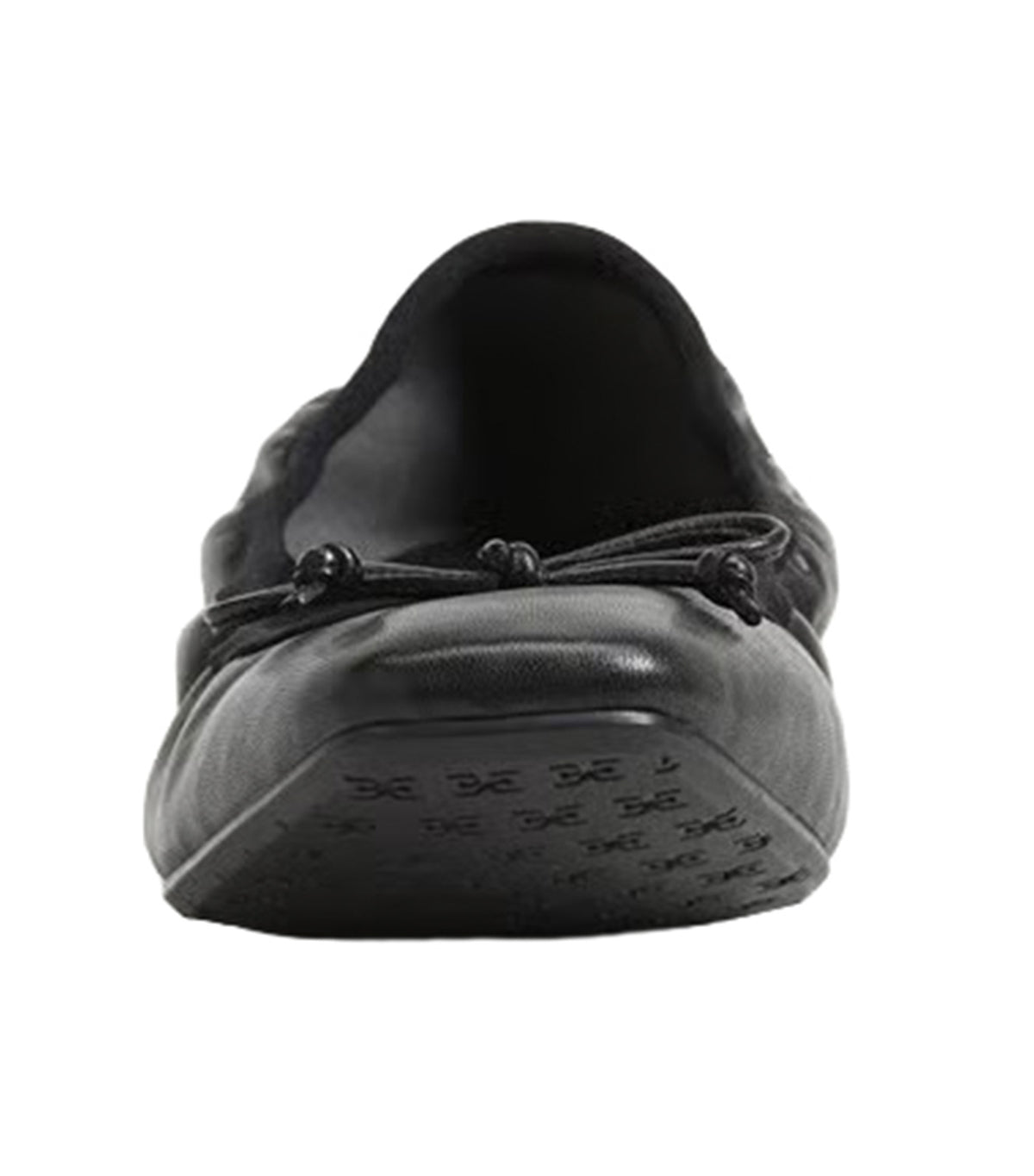 Magnolia Ballet Flat Black Leather