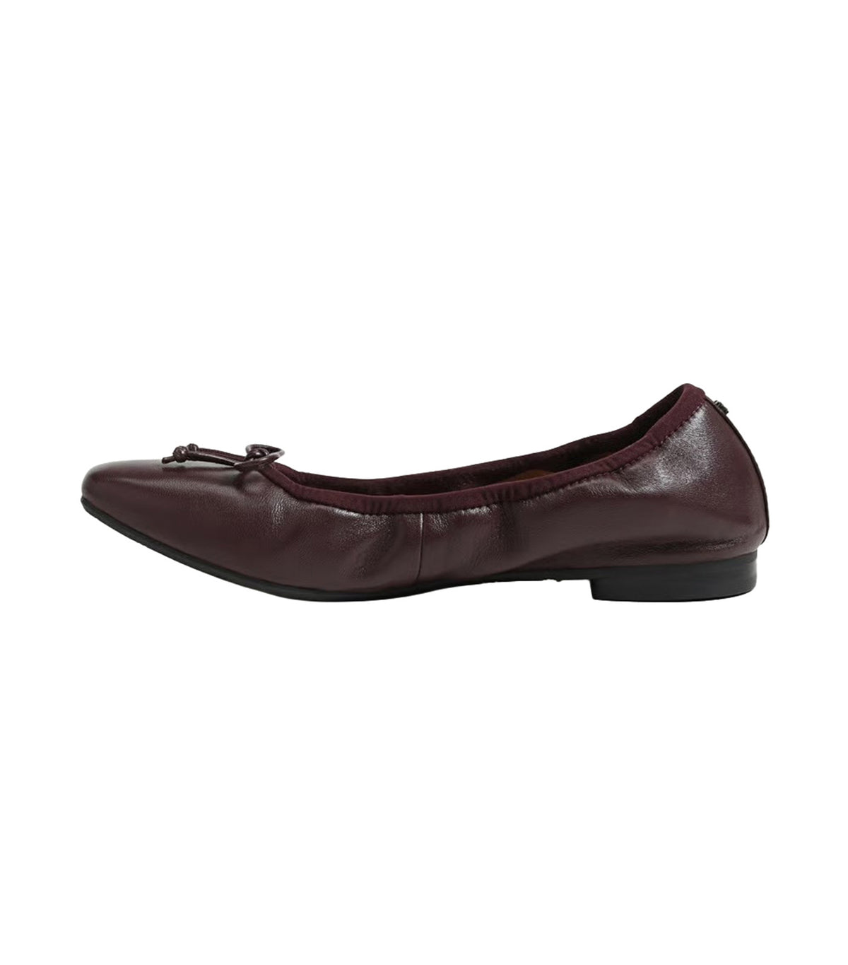 Magnolia Ballet Flat French Burgundy Leather