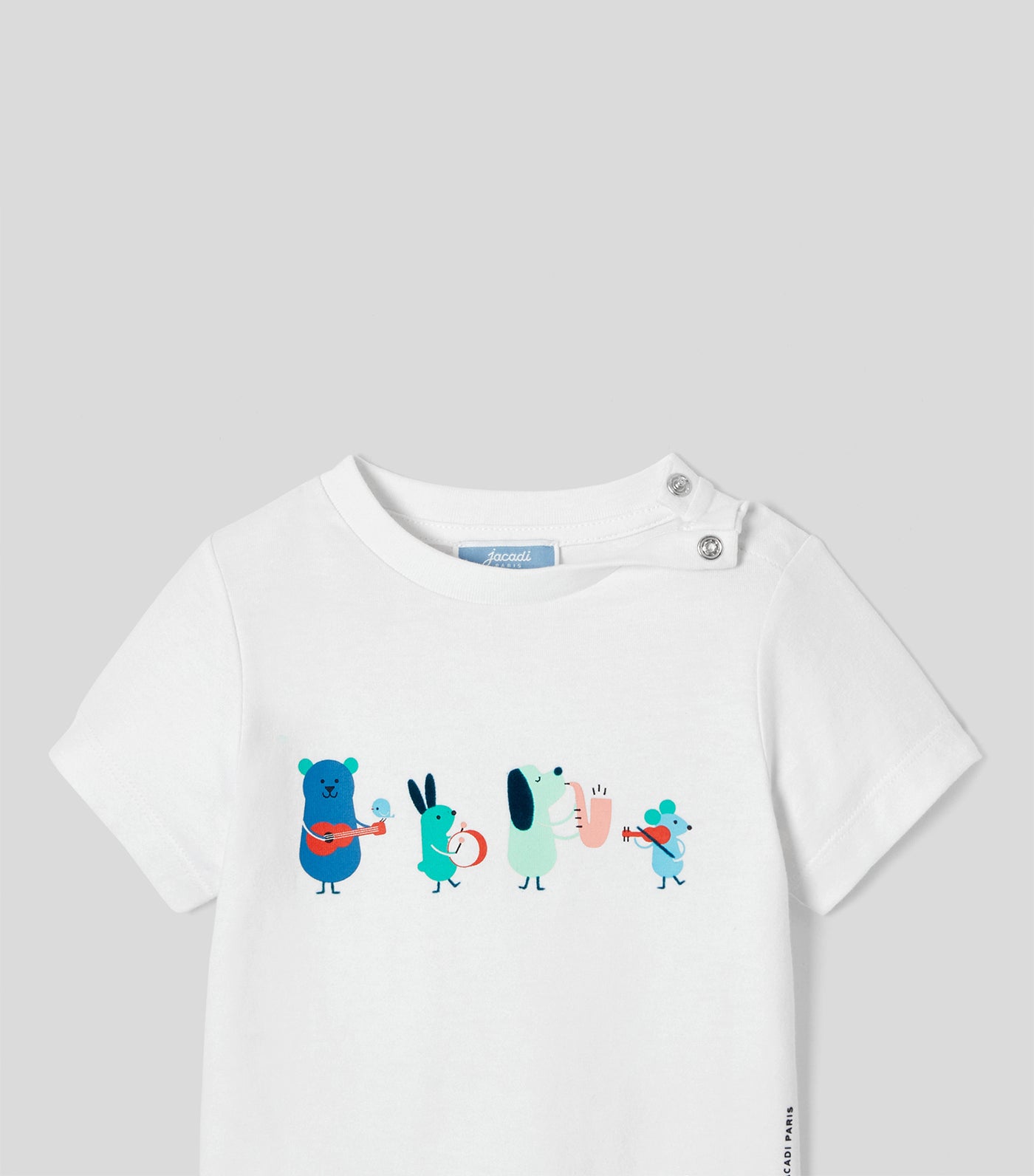 Jacadi Nerveux T-Shirt Blanc Jacadi