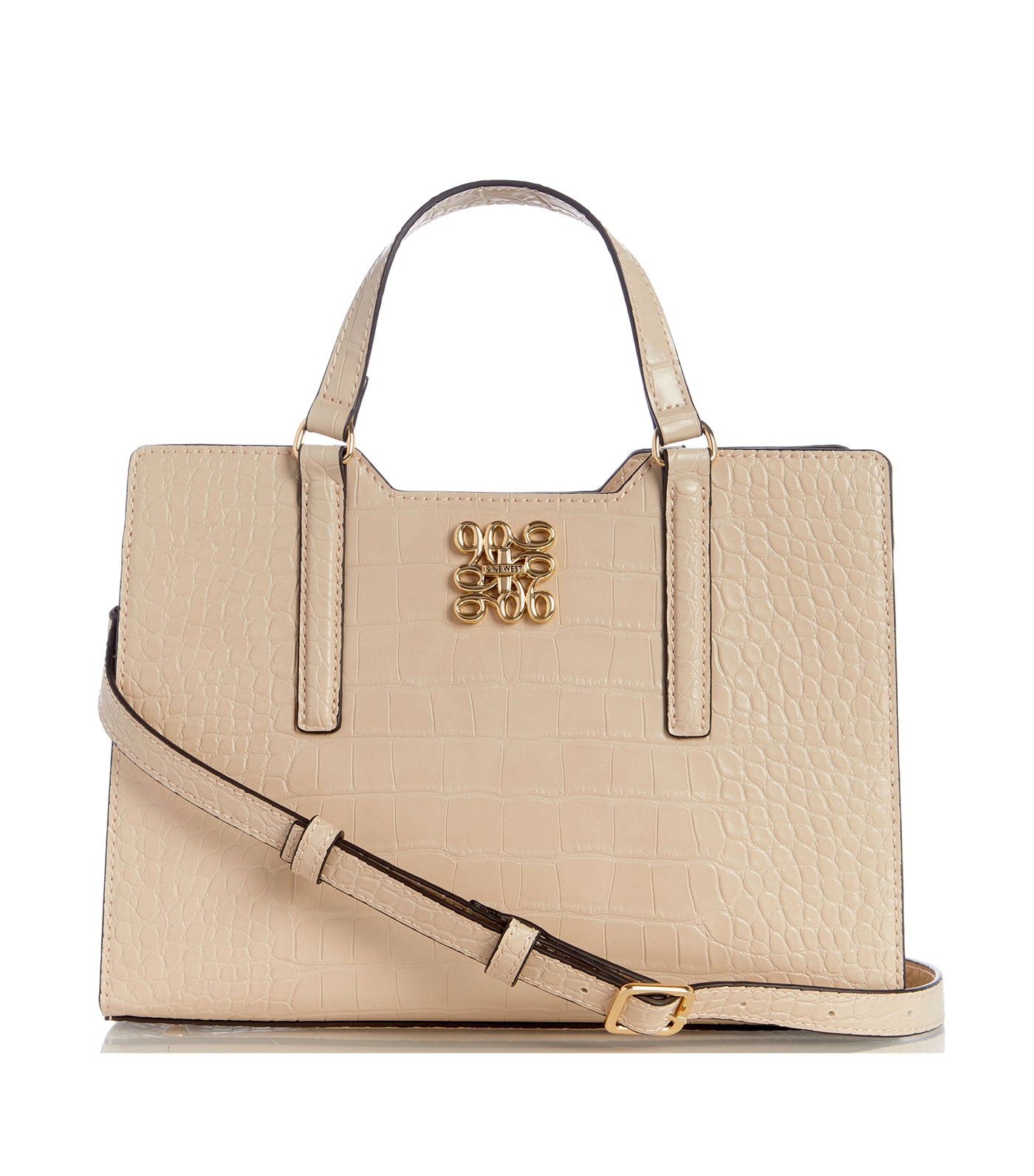 Shiloh 3-Compartment Satchel Milk