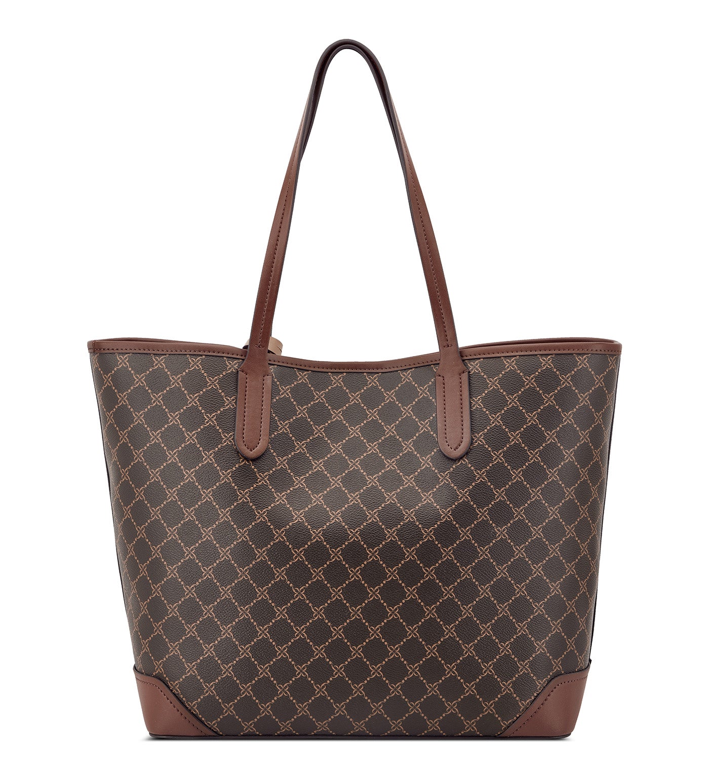 Piera 2-in-1 Tote Large Brown Logo/Mahogany