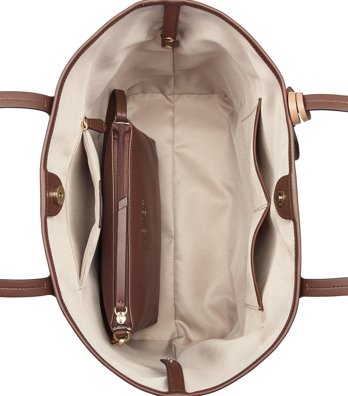 Piera 2-in-1 Tote Large Brown Logo/Mahogany