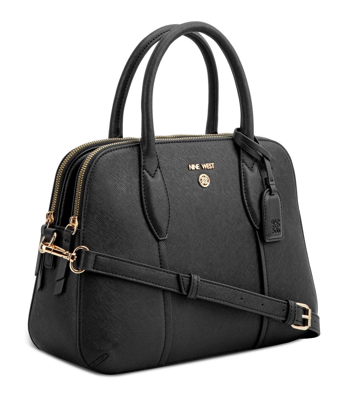 Grady Dome Satchel Black