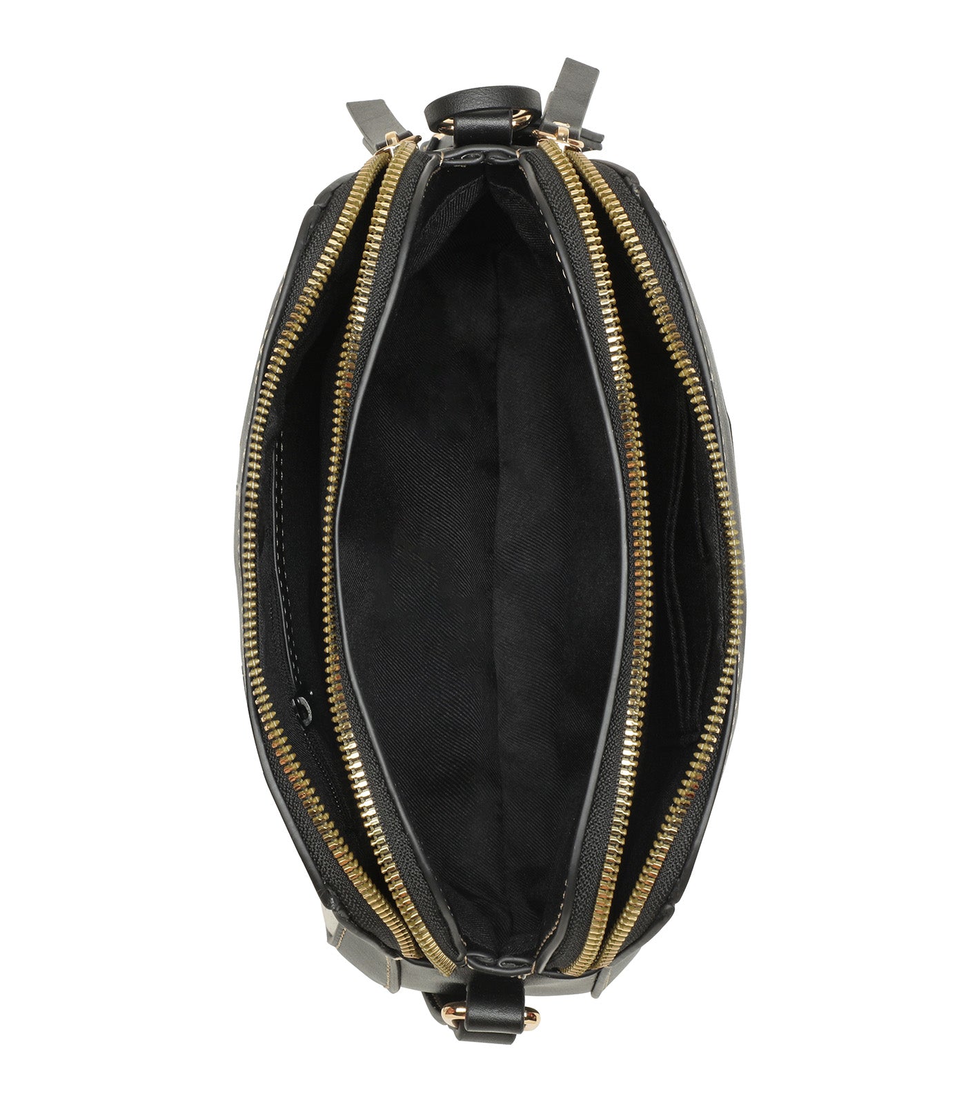 Cibrina Dome Crossbody Black/White