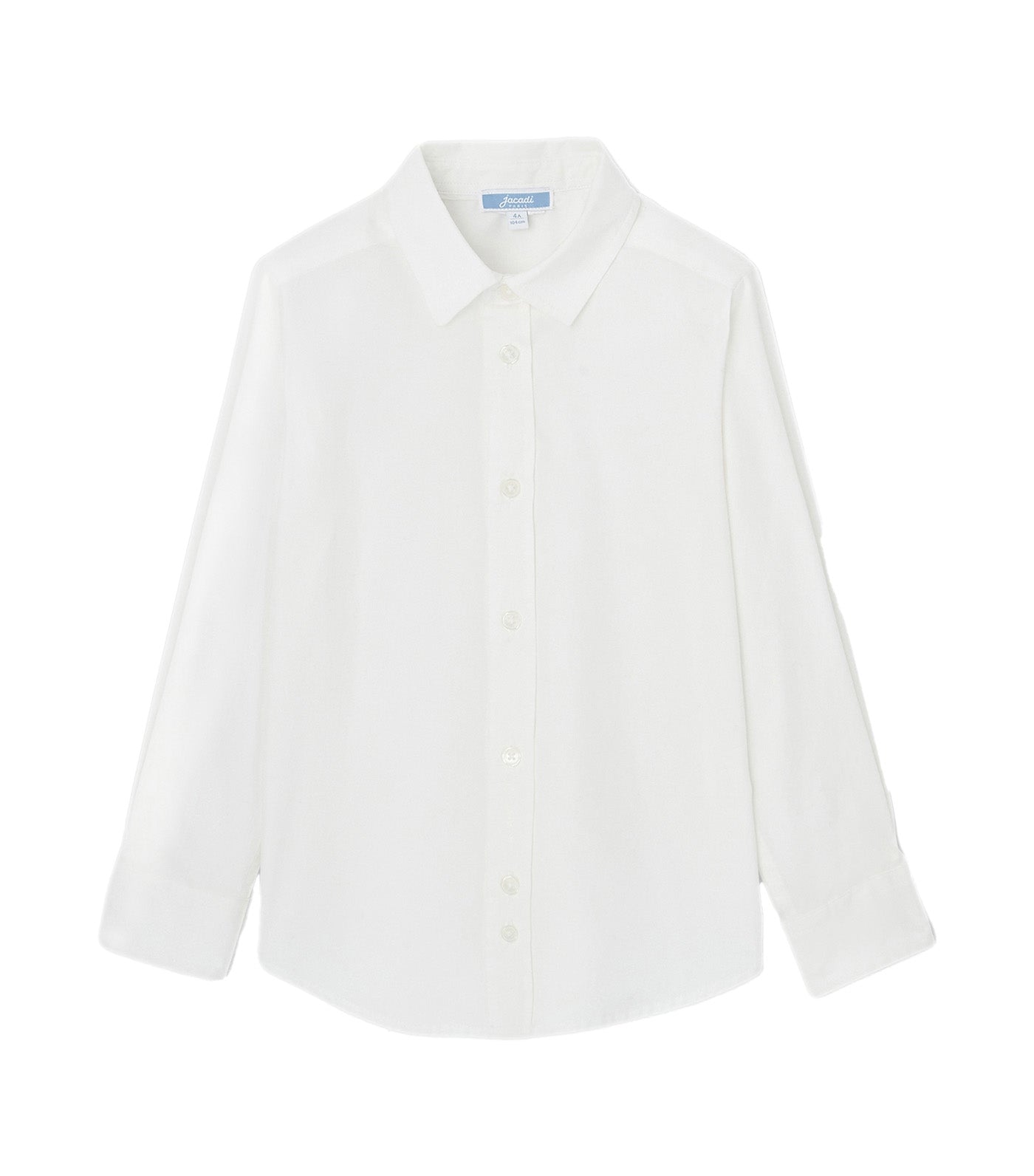 Niger Button Down Long Sleeve Polo White