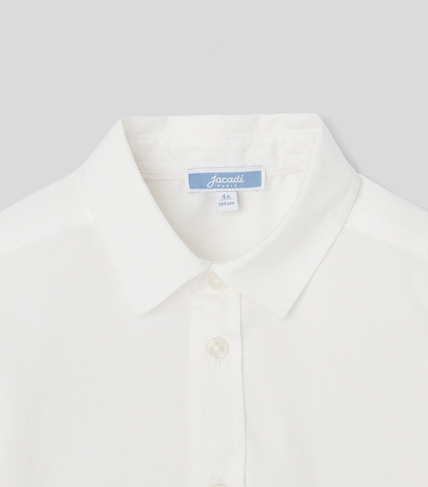 Niger Button Down Long Sleeve Polo White