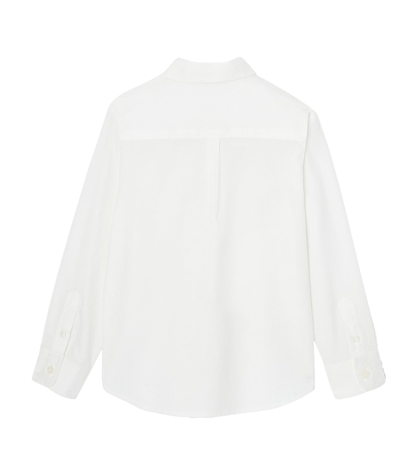 Niger Button Down Long Sleeve Polo White