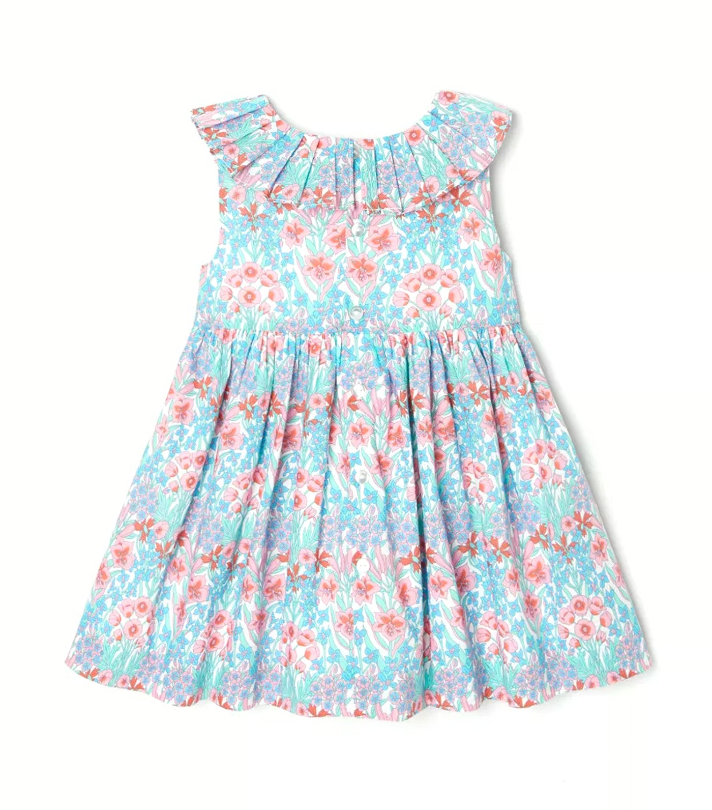 Jacadi Niphen Dress Blanc/Multicolor