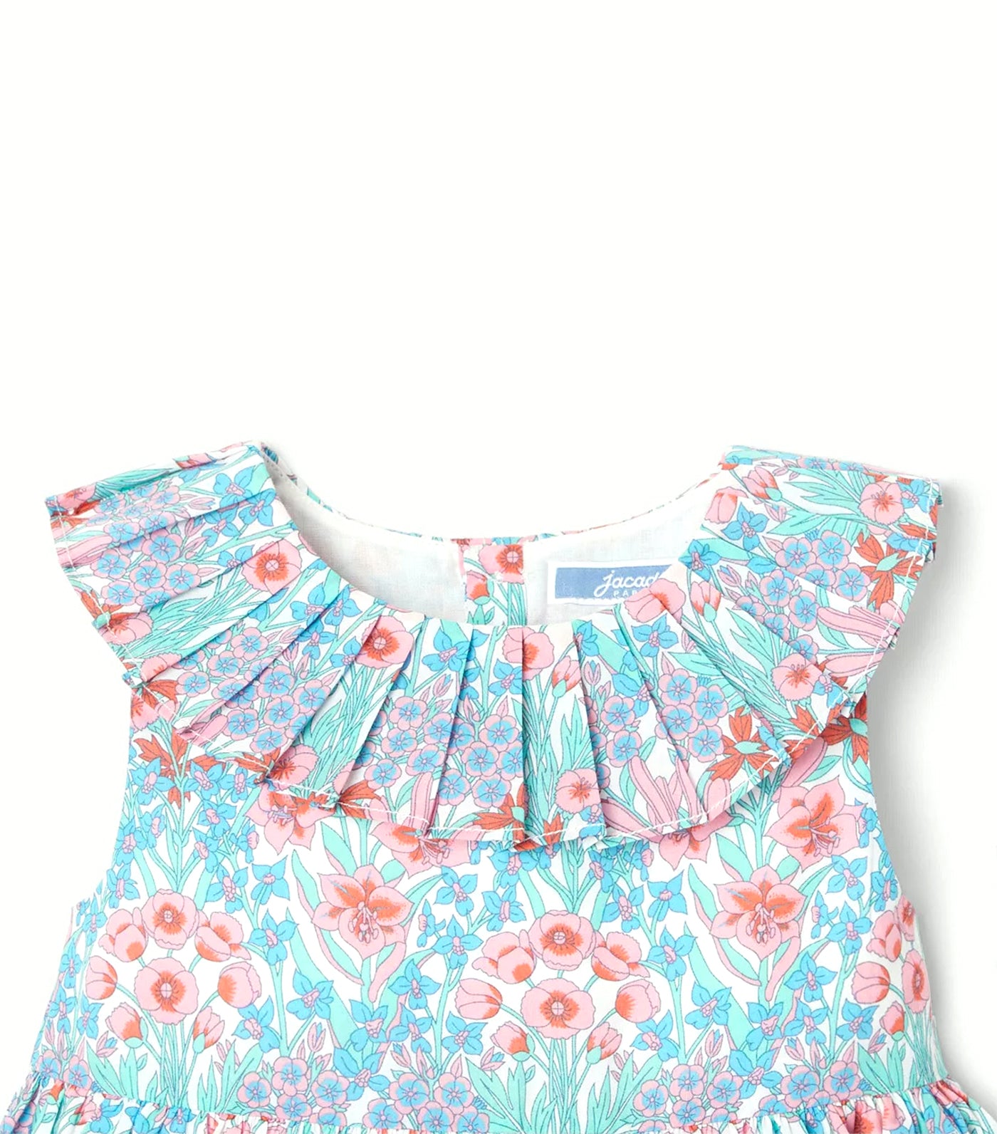 Jacadi Niphen Dress Blanc/Multicolor