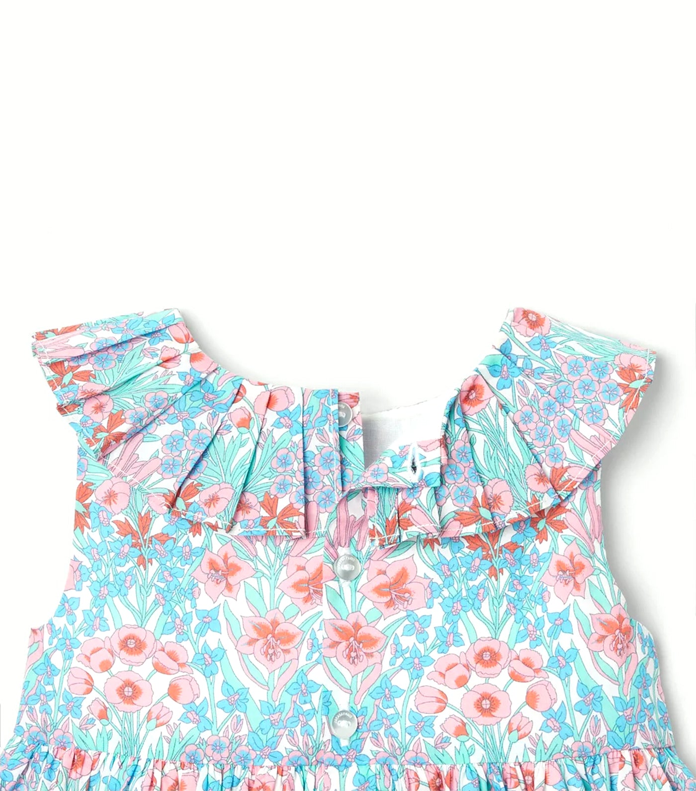 Jacadi Niphen Dress Blanc/Multicolor