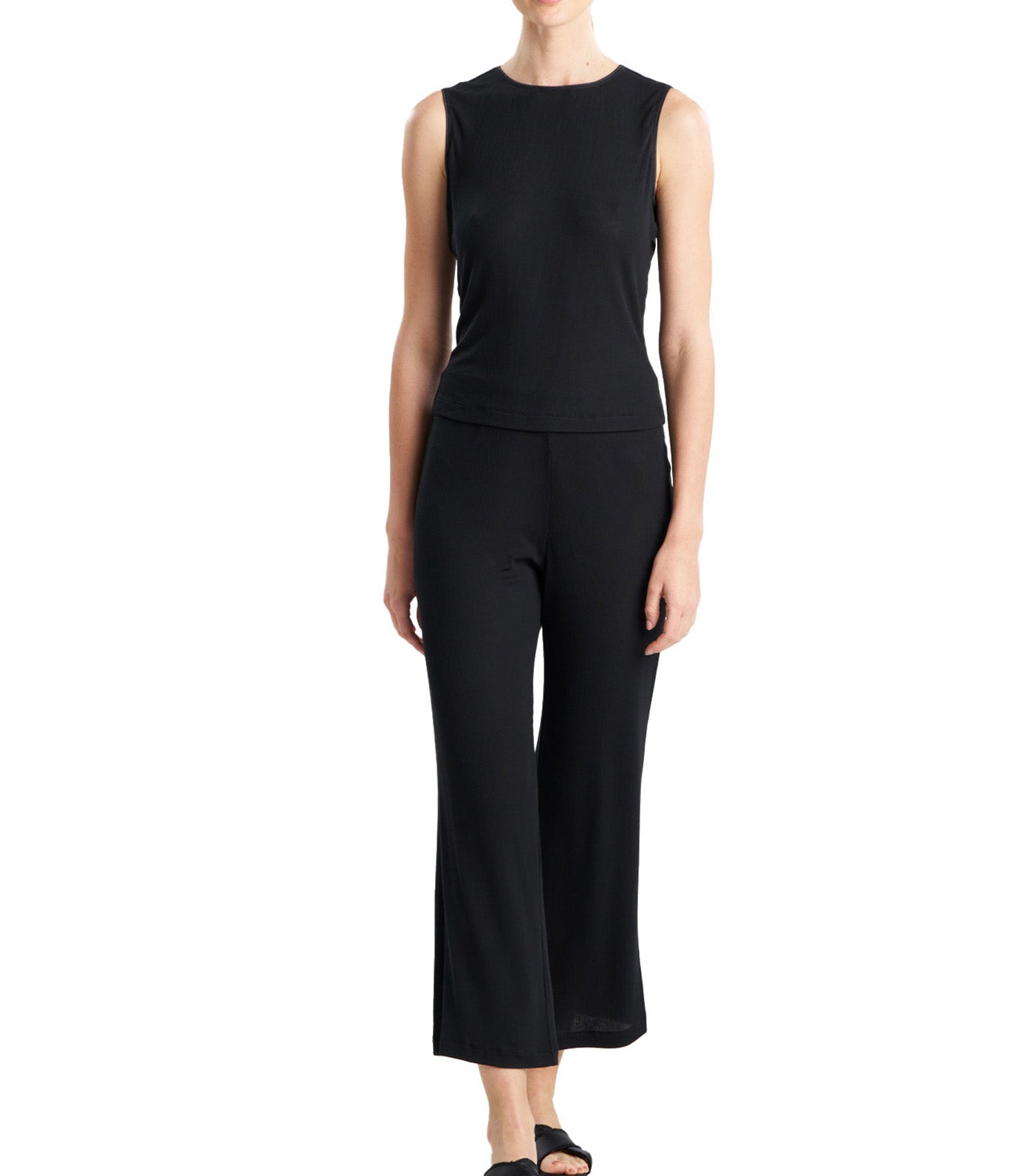 Rib Essentials Tank Pajama Set