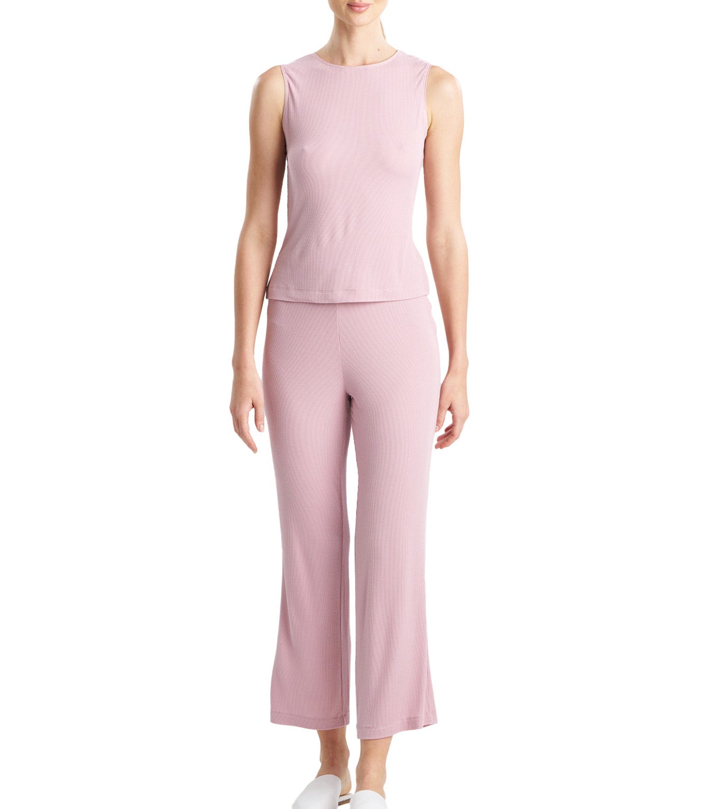 Rib Essentials Tank Pajama Set