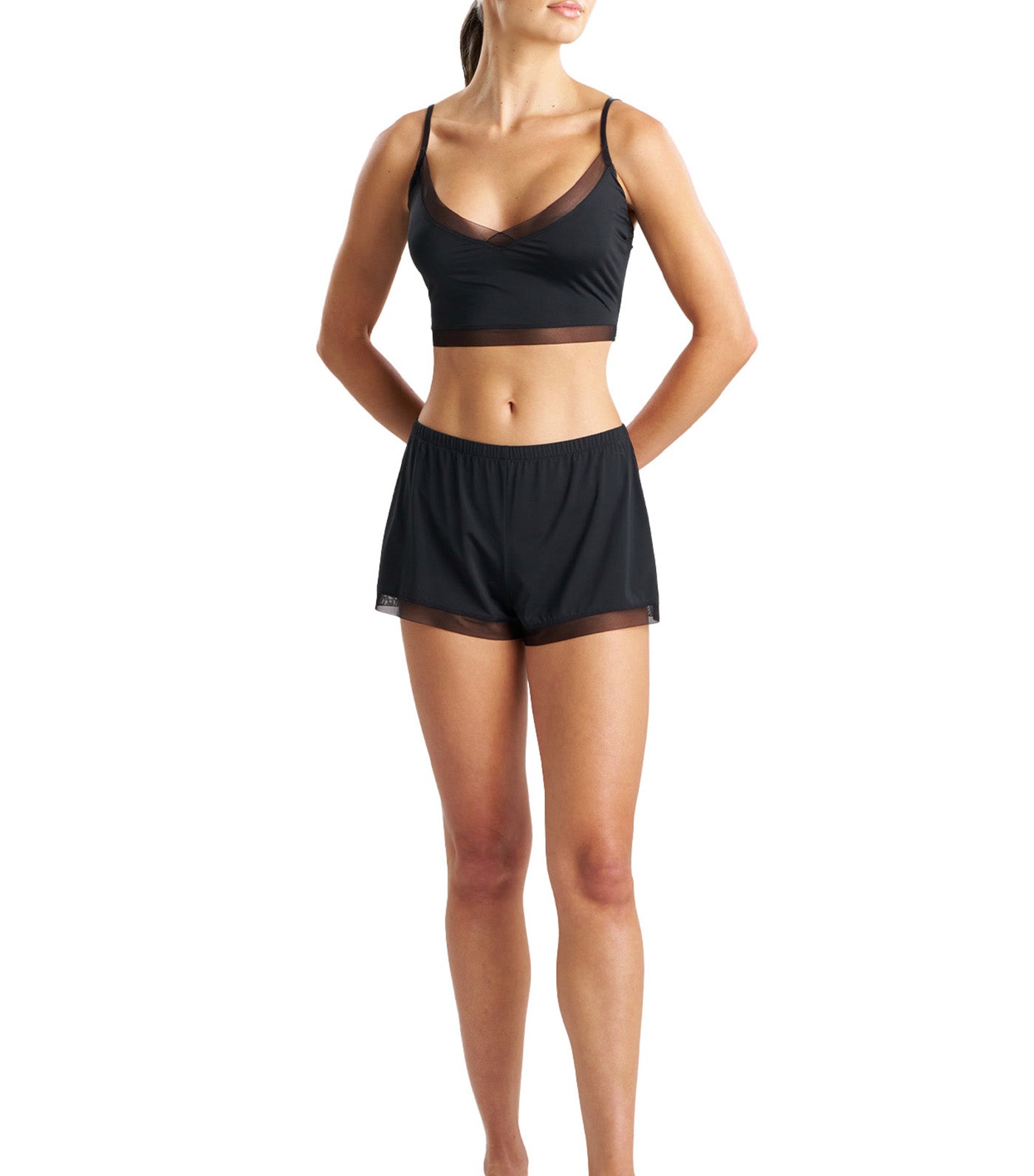 Illusion Shorts Black