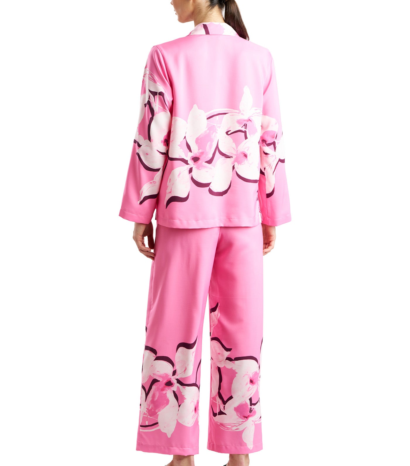 Natori Orchida Notch Pajama Set Tulip