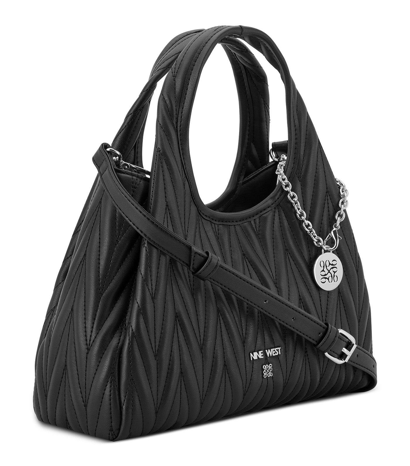 Jaslee Top Handle Crossbody Black