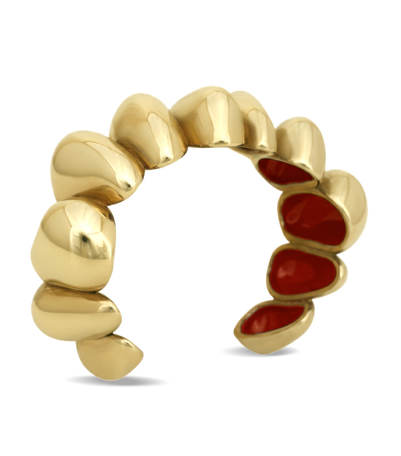 Golden Monstera Namu Bangle Gold