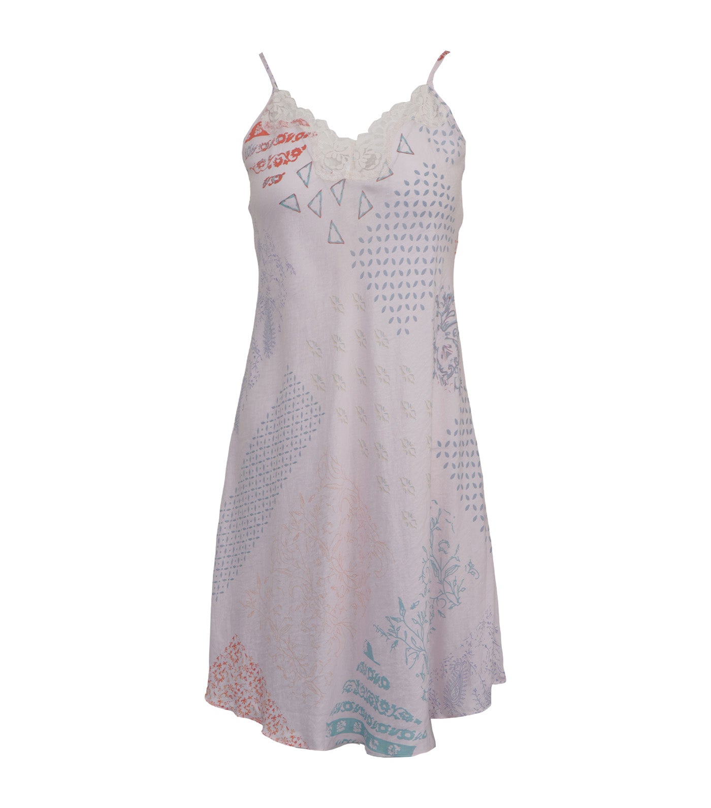 Kay Peignoir Set Pink Multi