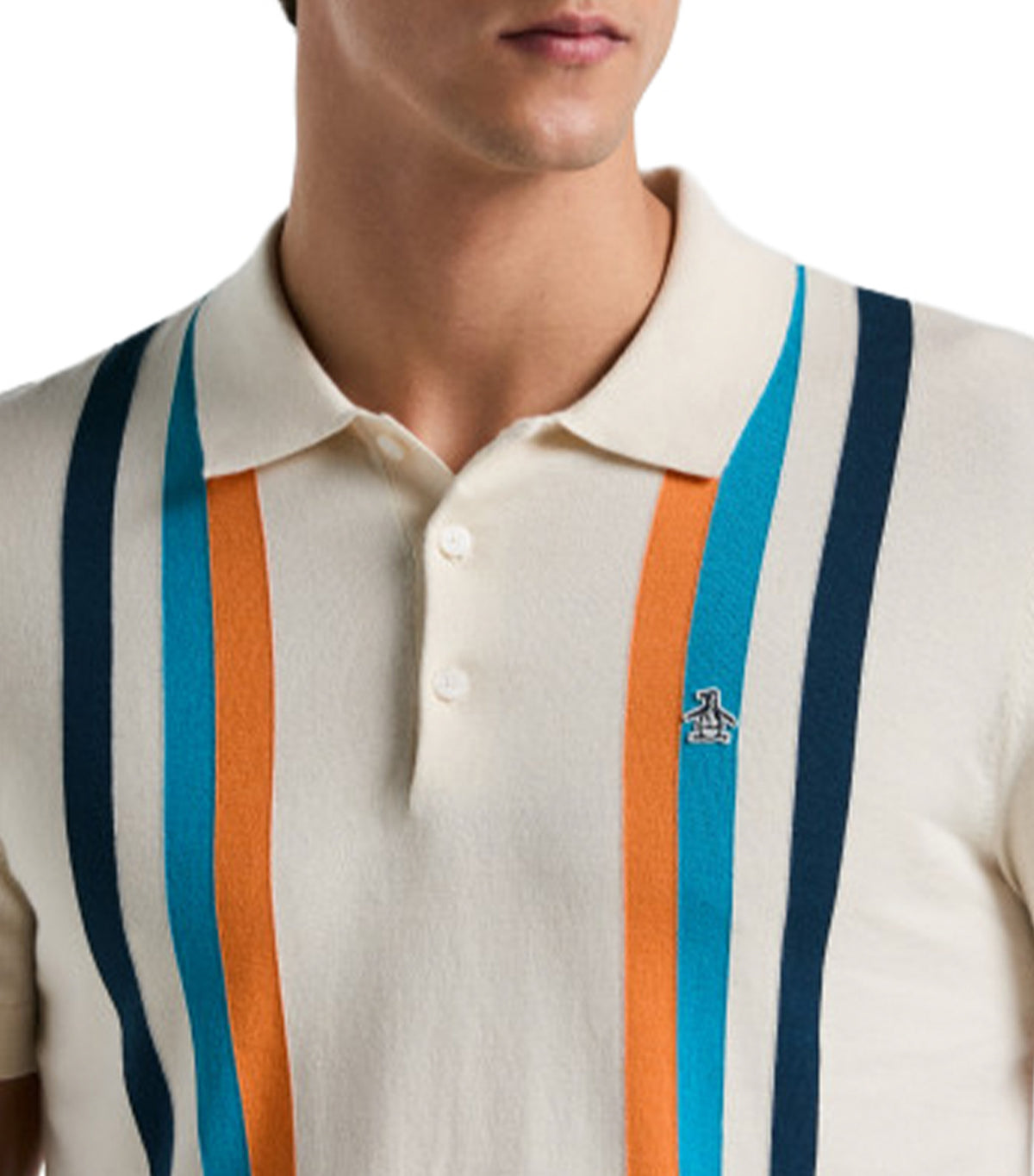 Stripe Sweater Polo Birch
