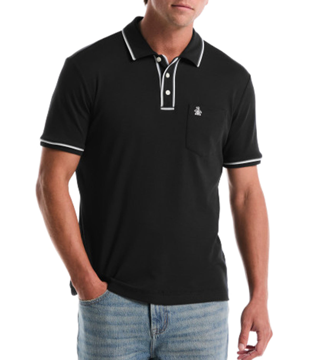 3D Earl Organic Polo True Black