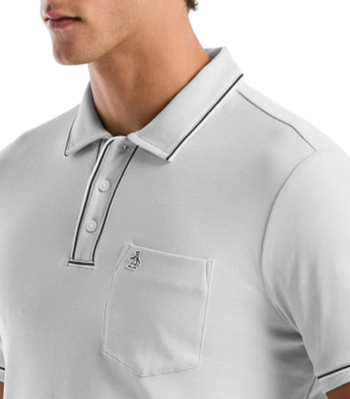 3D Earl Organic Polo Bright White