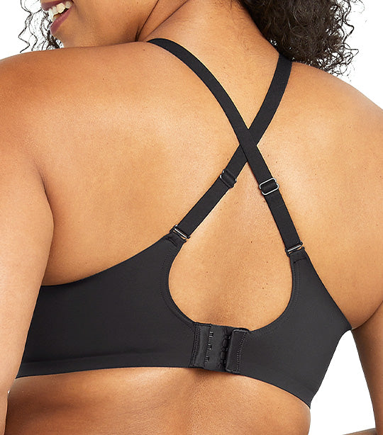 Wireless Demi Bra Black