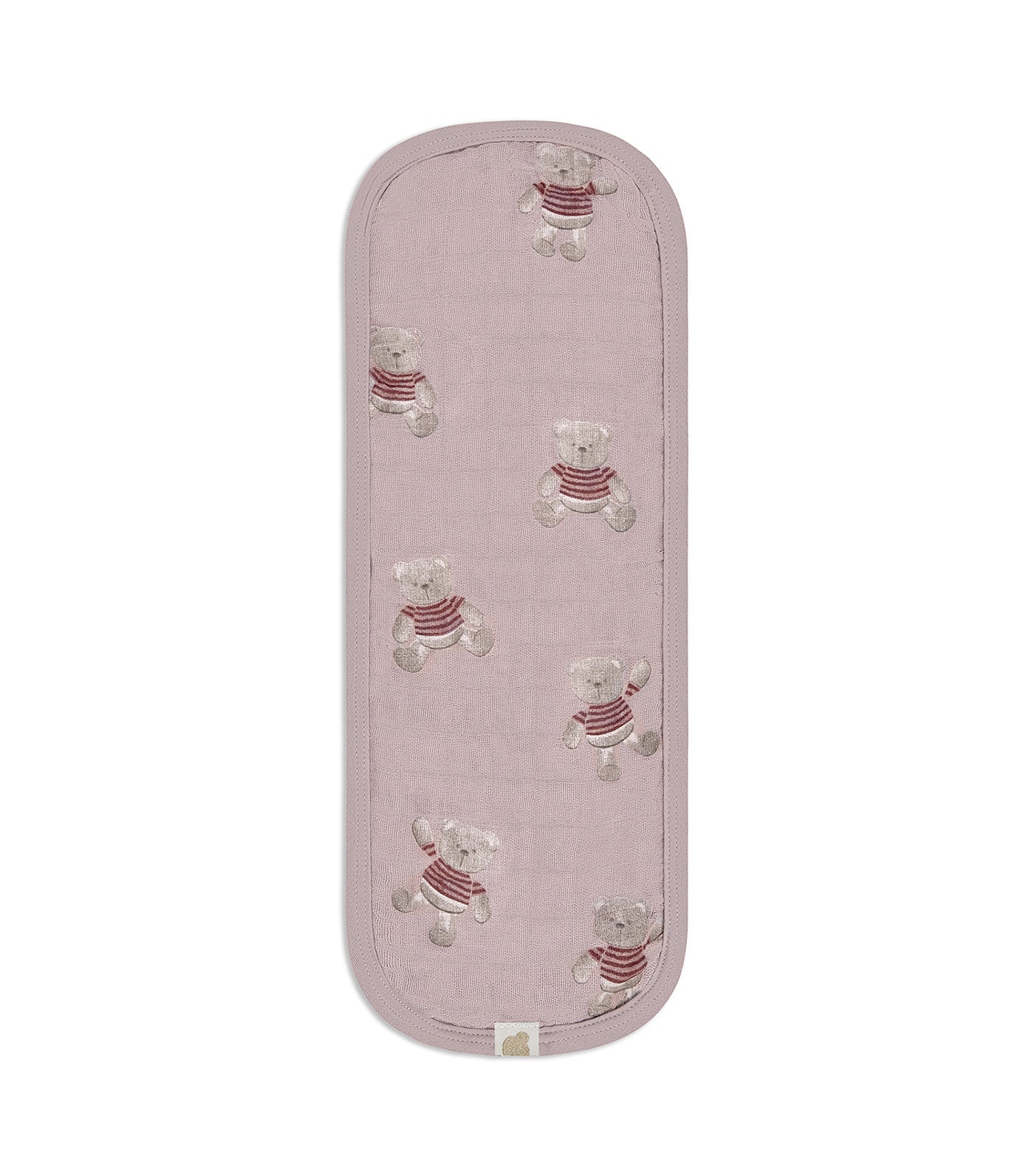 Piccolo Bambino 3-Pack Muslin Burp Cloths on Hanger Pink