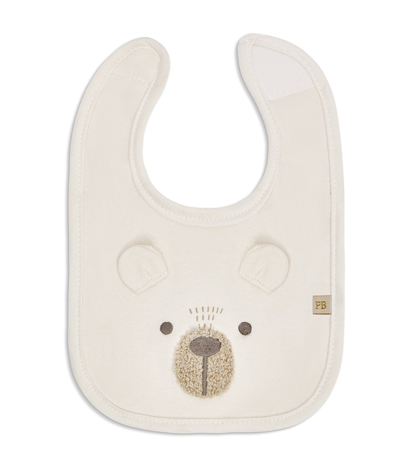 Piccolo Bambino 5-Pack Jersey Milk Bibs Beige