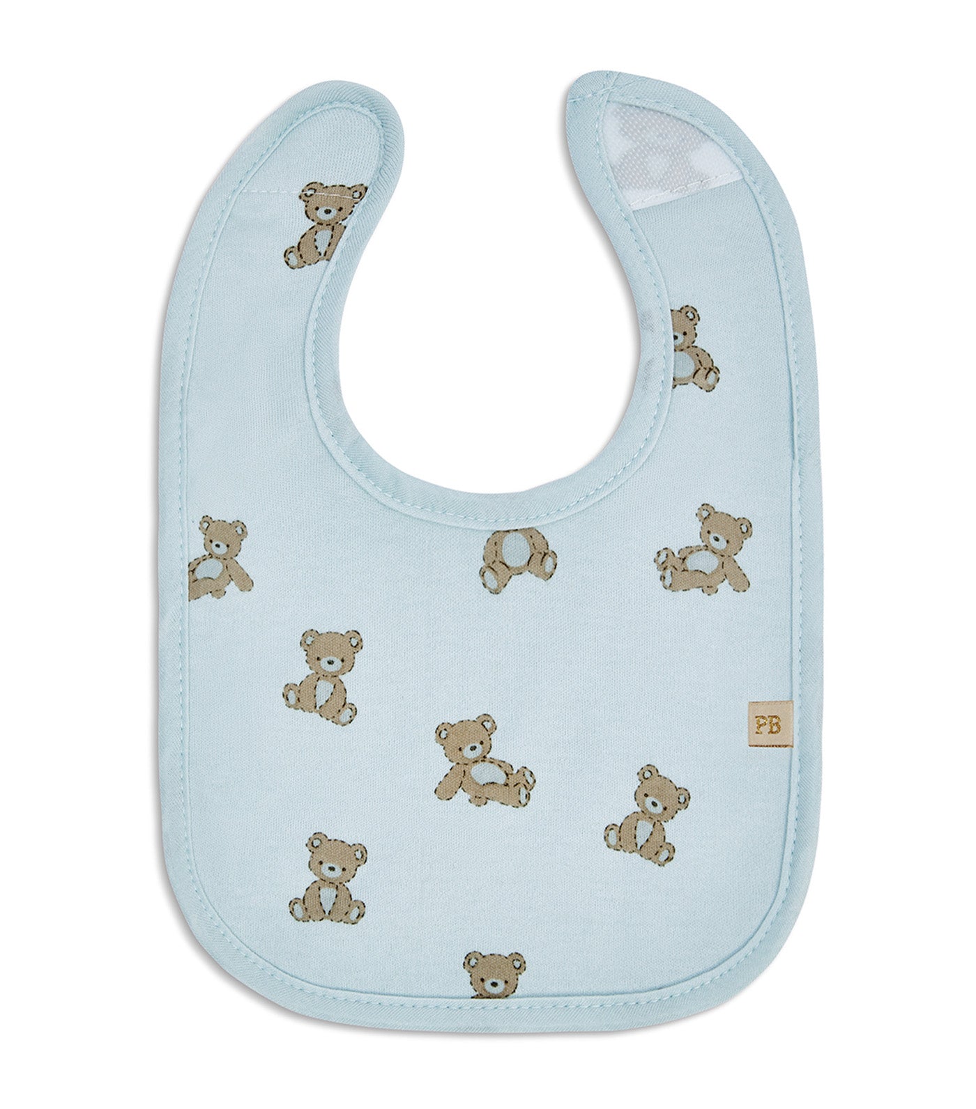 Piccolo Bambino 5-Pack Jersey Milk Bibs Blue