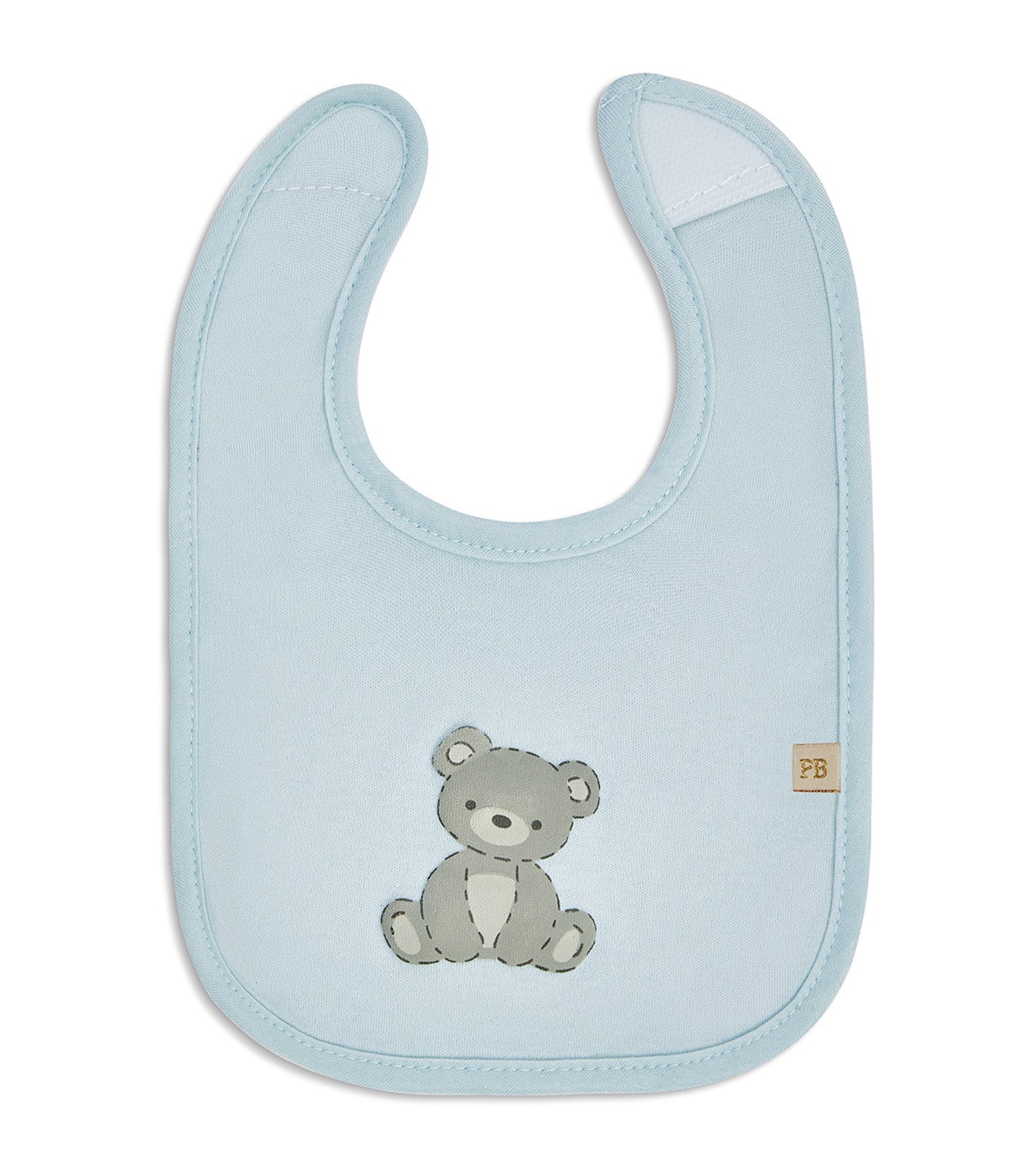 Piccolo Bambino 5-Pack Jersey Milk Bibs Blue