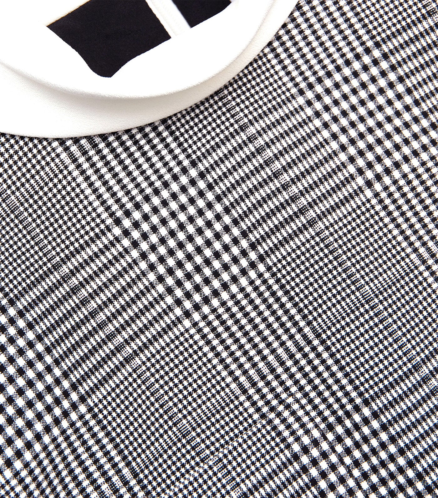 Sleeveless Prince Of Wales Check Mini Dress