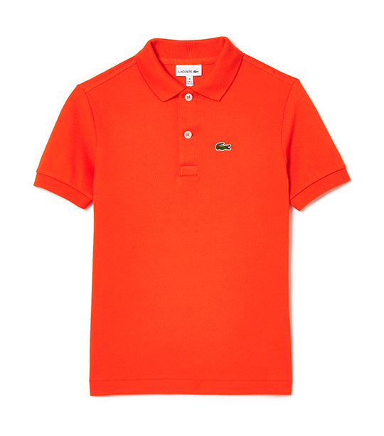 Kids' Lacoste Petit Piqué Polo Shirt Sunrise