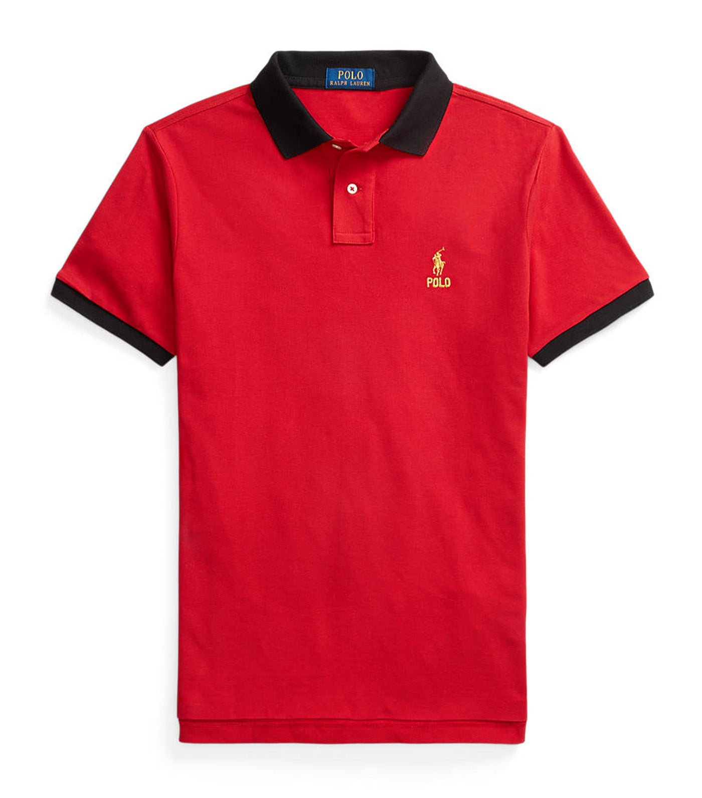 Men's Custom Slim Lunar New Year Polo Shirt RL Red