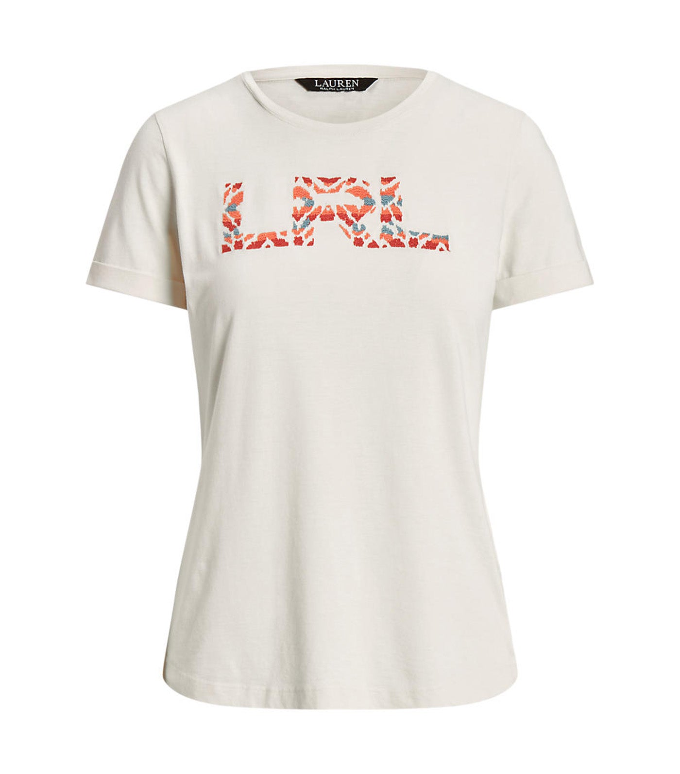 Women's Logo Cotton-Blend Tee Mascarpone Cream