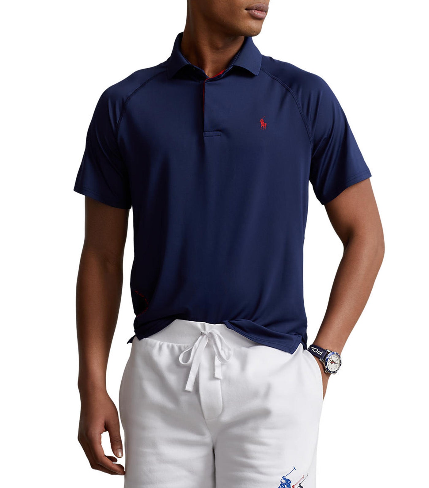 Men's Custom Slim Fit Performance Polo Shirt Polo Newport Navy