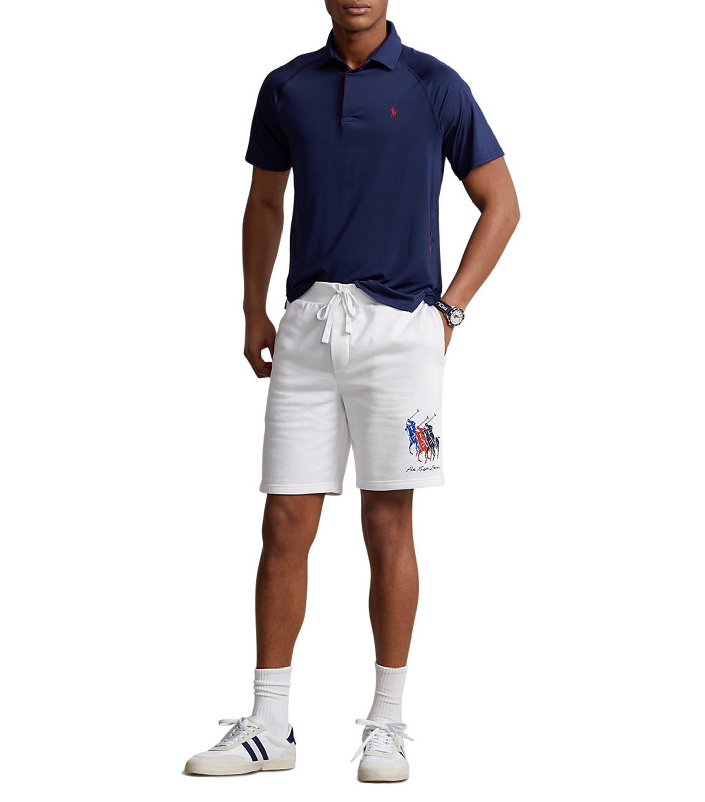 Men's Custom Slim Fit Performance Polo Shirt Polo Newport Navy